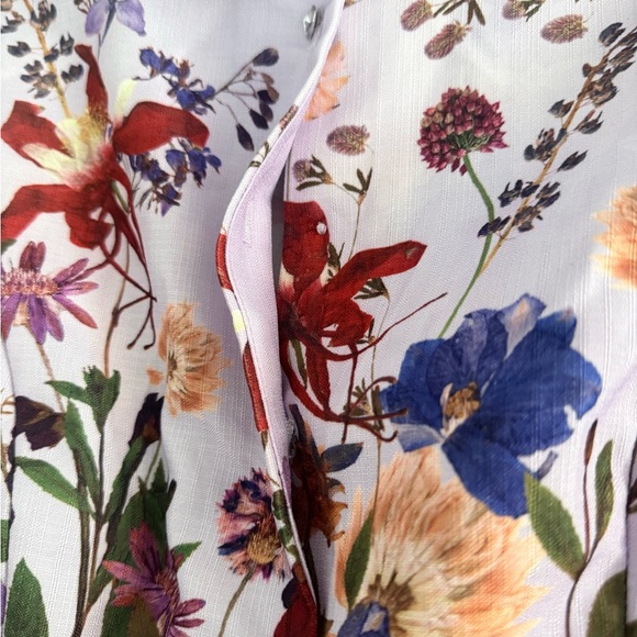 L'ATISTE Floral Purple Midi Dress - Picture 8 of 14